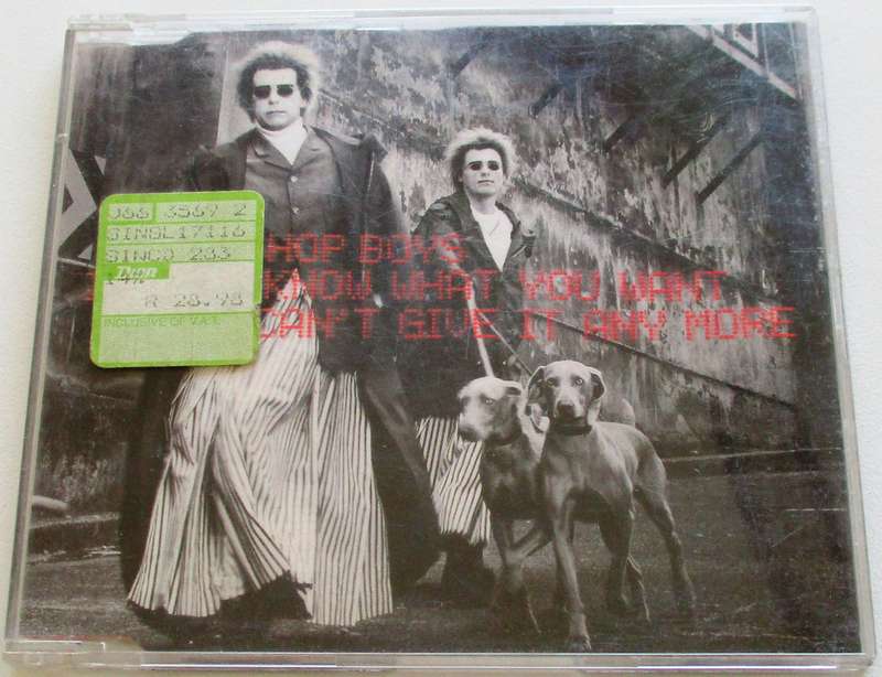 PET SHOP BOYS I Don't Know what You Want South African CD Single [CD SINGLE BOX]