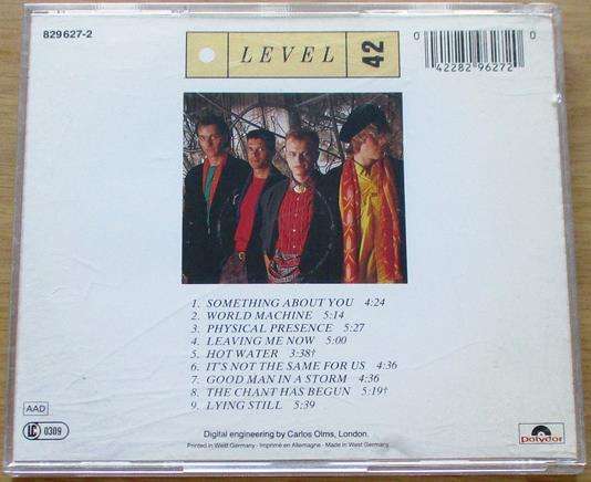 LEVEL 42 World Machine IMPORT CD [Gx20]