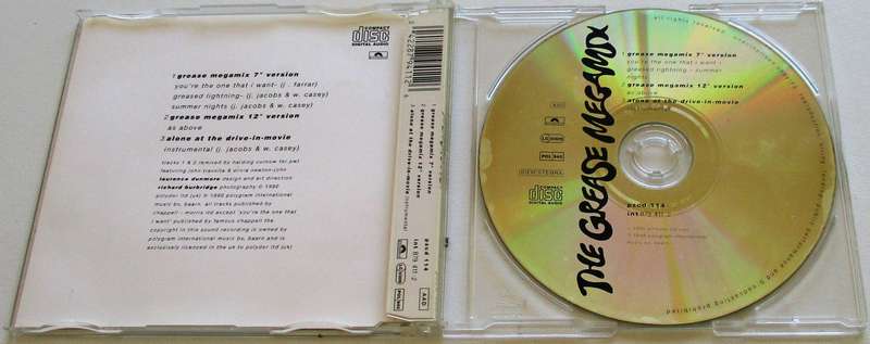 THE GREASE MEGAMIX CD Single [CD SINGLE BOX]