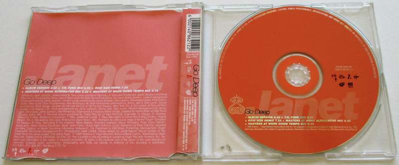 JANET JACKSON Go Deep CD Single [CD SINGLE BOX]