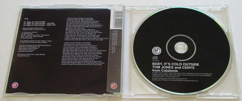 TOM JONES & CERYS from Catatonia Baby, It's Cold Outside CD Single [CD SINGLE BOX]