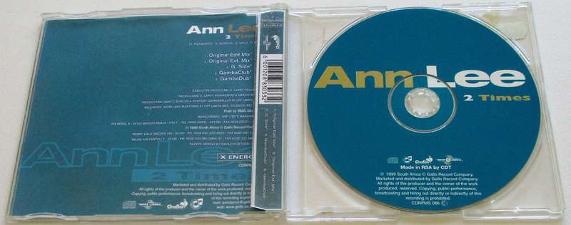 ANN LEE 2 Times CD Single [CD SINGLE BOX]
