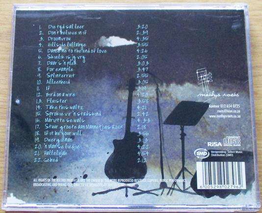 MATHYS ROETS IN Retrokspeksie CD [Gx21]