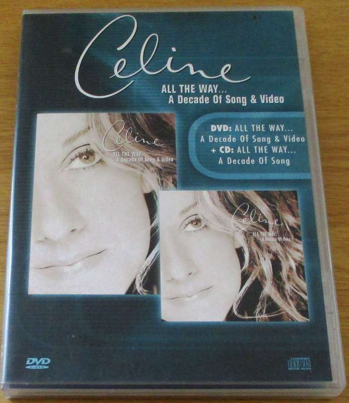 CELINE DION All the Way A Decade of Song & Video CD+DVD