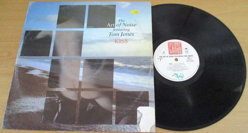 THE ART OF NOISE featuring TOM JONES Kiss 12" Maxi Single VINYL Record