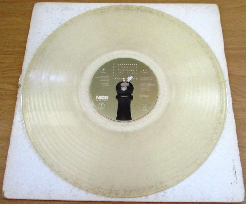 PROPAGANDA P: Machinery Ltd Edition CLEAR 12" Maxi Single VINYL Record