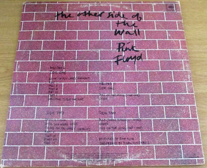 PINK FLOYD The Other Side of The Wall 2xLP VINYL Record