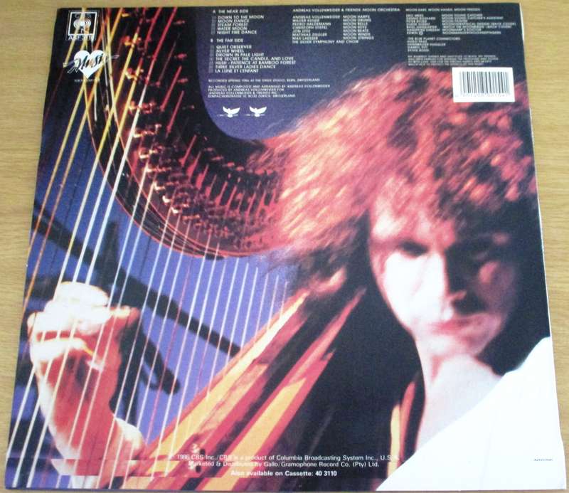 ANDREAS VOLLENWEIDER Down to the Moon LP VINYL Record