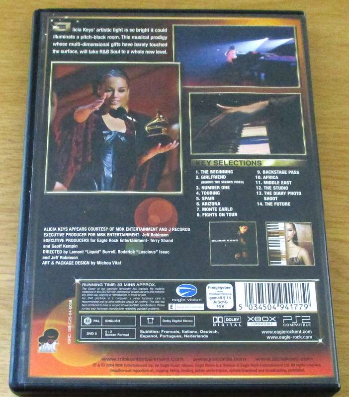 ALICIA KEYS The Diary of... DVD