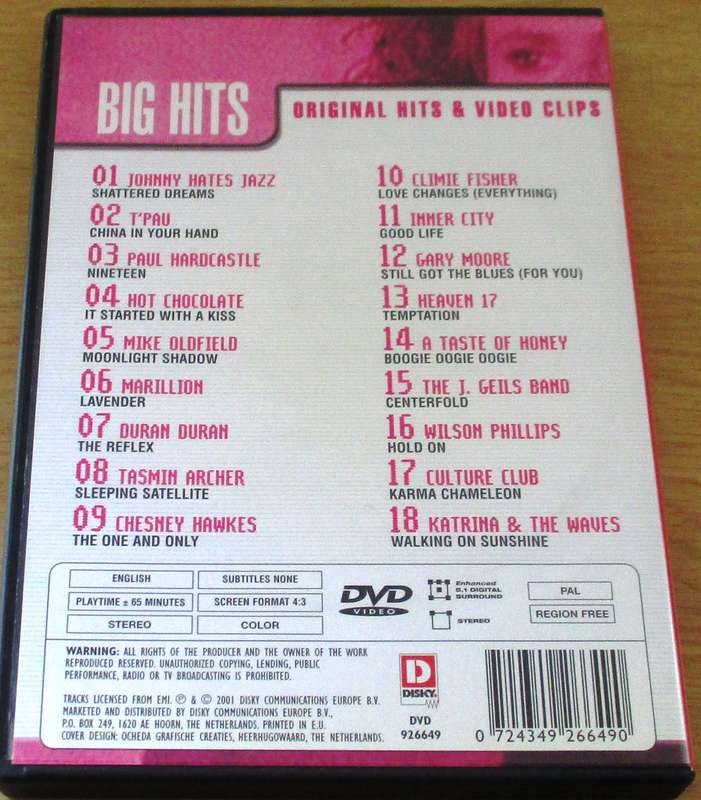 BIG HITS and More DVD