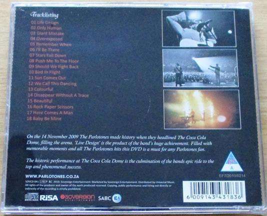 THE PARLOTONES Live Design CD+DVD [Gx33]