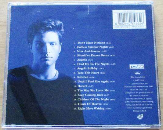 RICHARD MARX Greatest Hits CD [Gx33]