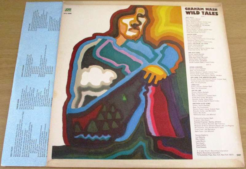 GRAHAM NASH Wild Tales LP VINYL Record
