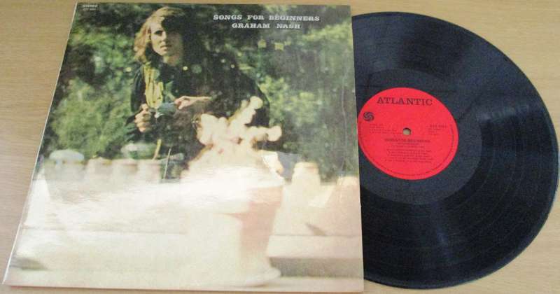 GRAHAM NASH Songs for Beginners LP VINYL Record