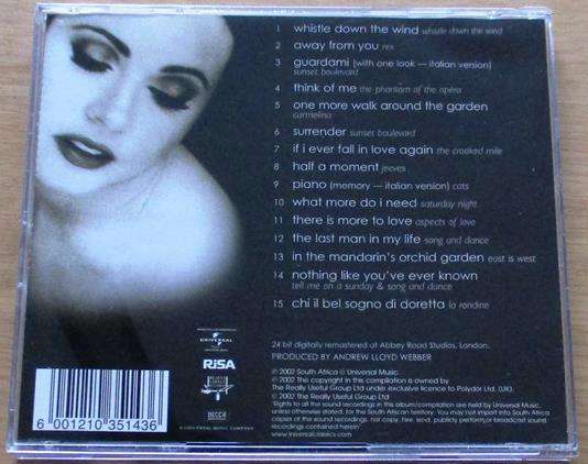 SARAH BRIGHTMAN Encore CD [Gx33]