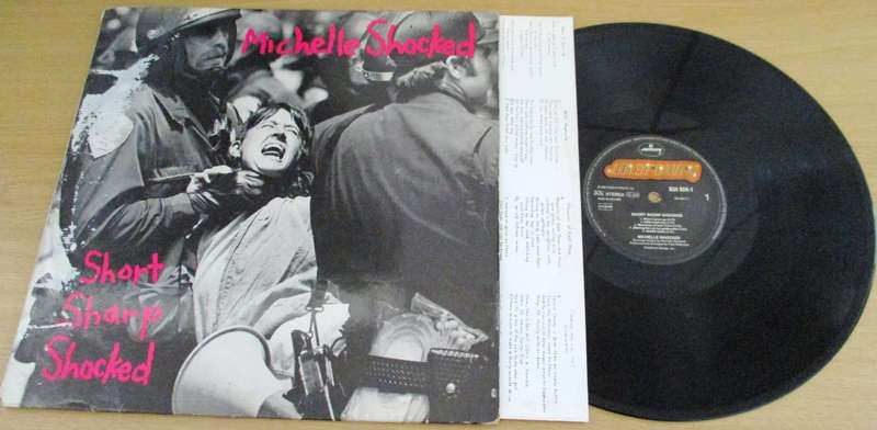 MICHELLE SHOCKED Short  Sharp Shocked LP VINYL Record