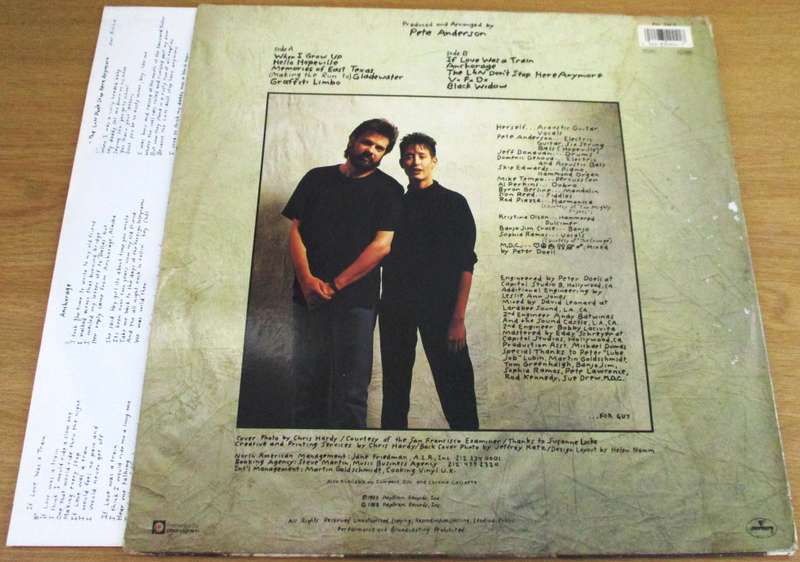 MICHELLE SHOCKED Short  Sharp Shocked LP VINYL Record