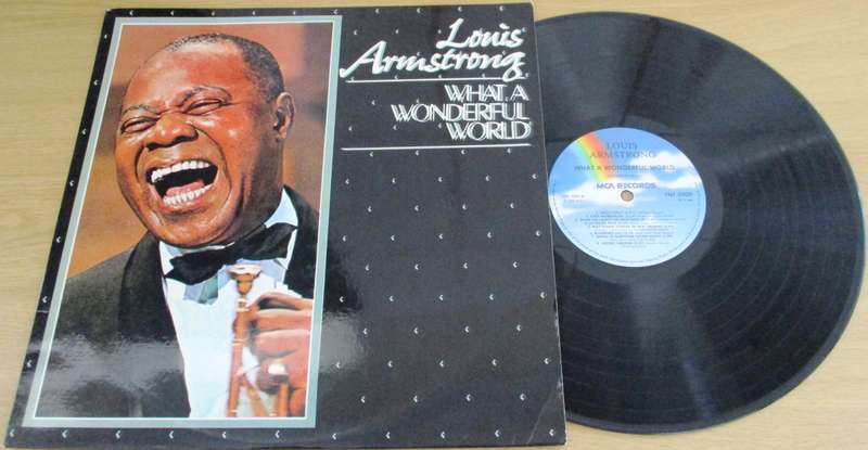 LOUIS ARMSTRONG What a wonderful World LP VINYL Record