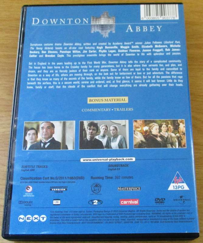 DOWNTOWN ABBEY Series 1 [Box Set Shelf]