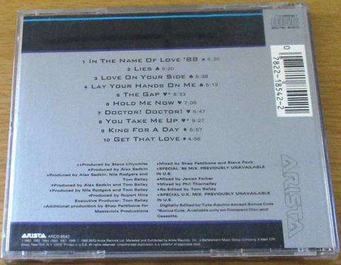 THE THOMPSON TWINS The Best of Greatest Mixes CD
