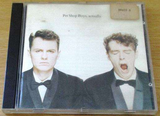 PET SHOP BOYS Actually CD