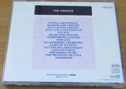 DEPECHE MODE The Singles 81-85 IMPORT CD