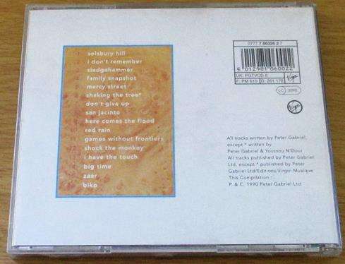 PETER GABRIEL Shaking the Tree Sixteen Golden Greats IMPORT CD