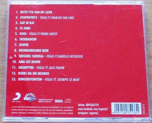 VEGAS Beste Tyd van jou Lewe CD [Gx33]