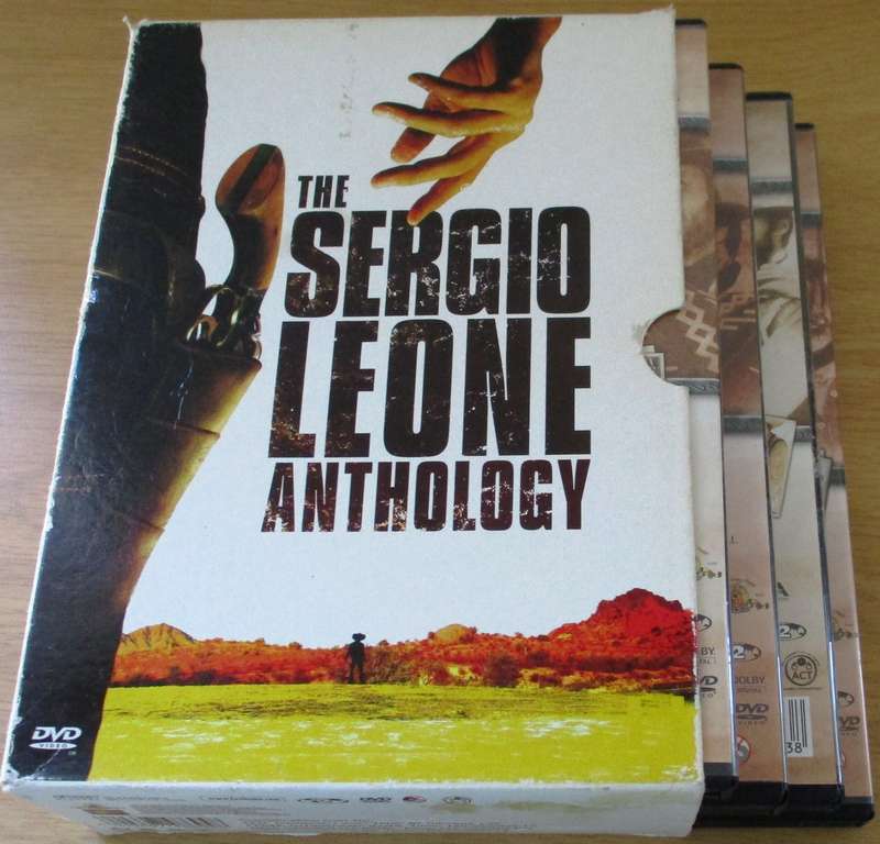 THE SERGIO LEONE ANTHOLOGY Clint Eastwood 4xDVD BOX SET [Box Set Shelf]