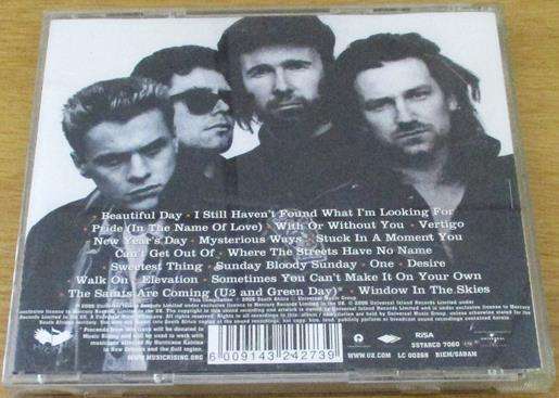 U2 18 Singles CD