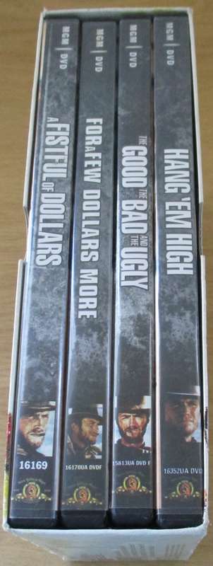 THE SERGIO LEONE ANTHOLOGY Clint Eastwood 4xDVD BOX SET [Box Set Shelf]