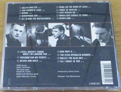 U2 Rattle and Hum CD