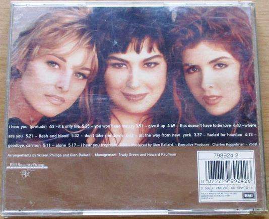 WILSON PHILLIPS Shadows and Light CD [Gx33]