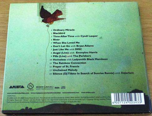 SARAH McLACHLAN Rarities, B Sides and Other Stuff IMPORT CD