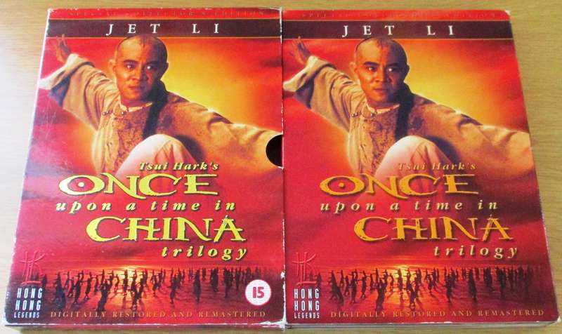 ONCE UPON A TIME IN CHINA Trilogy Jet Li 3xFilm DVD BOX SET [Box Set Shelf]