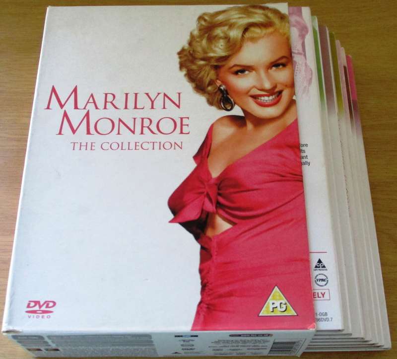 MARILYN MONROE The Collection 7xFilm DVD BOX SET [Box Set Shelf]