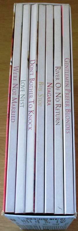 MARILYN MONROE The Collection 7xFilm DVD BOX SET [Box Set Shelf]