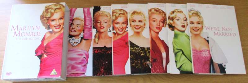 MARILYN MONROE The Collection 7xFilm DVD BOX SET [Box Set Shelf]