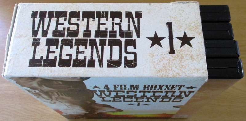 WESTERN LEGENDS Apache+Geronimo+Duel at Diablo+ Red River 4xDVD BOX SET [Box Set Shelf]