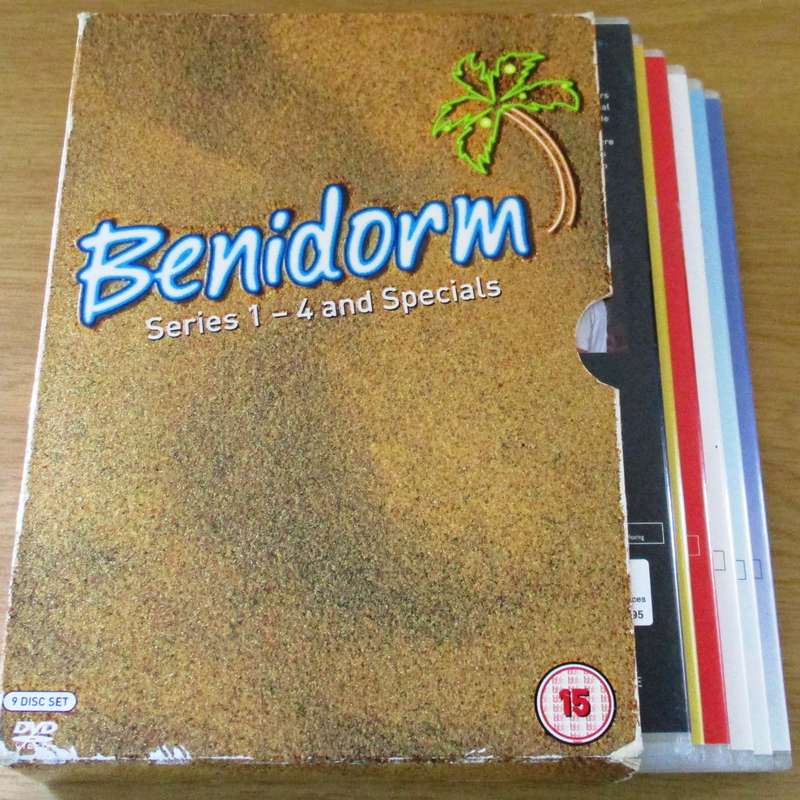 BENIDORM Series 1 - 4 and Specials DVD BOX SET [Box Set Shelf]