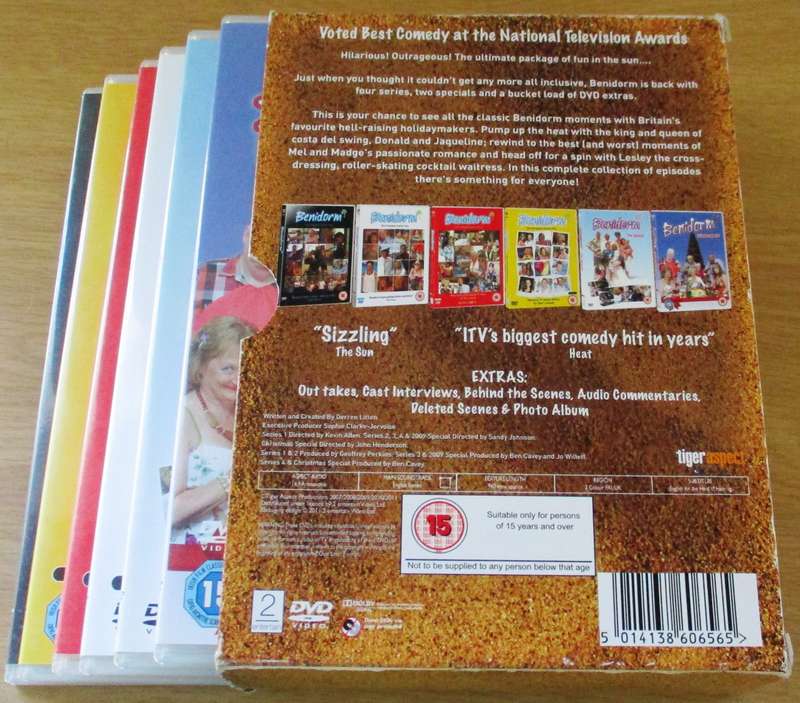 BENIDORM Series 1 - 4 and Specials DVD BOX SET [Box Set Shelf]