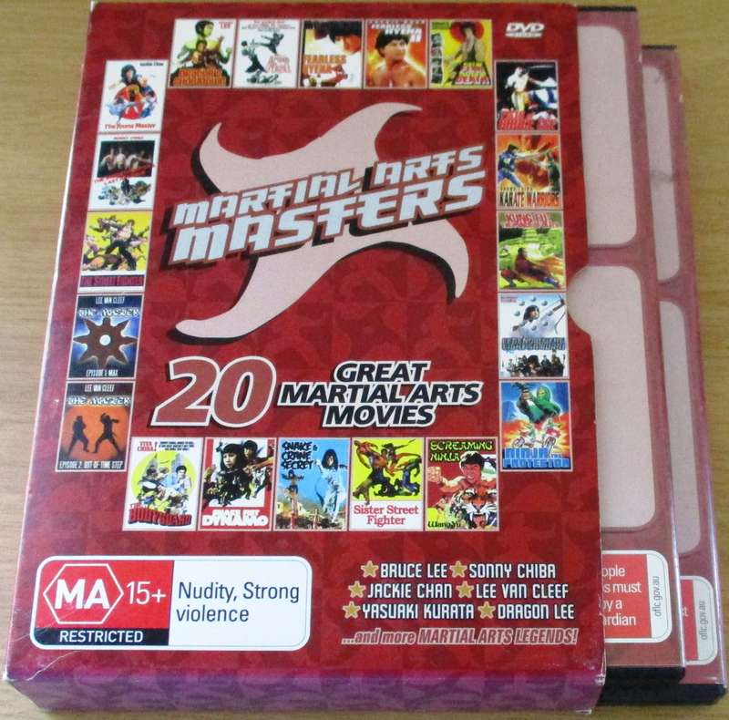 20 GREAT MARTIAL ARTS MOVIES DVD BOX SET [Box Set Shelf]