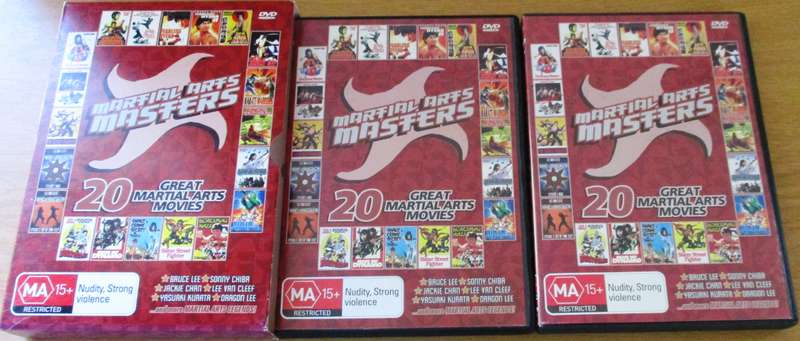 20 GREAT MARTIAL ARTS MOVIES DVD BOX SET [Box Set Shelf]