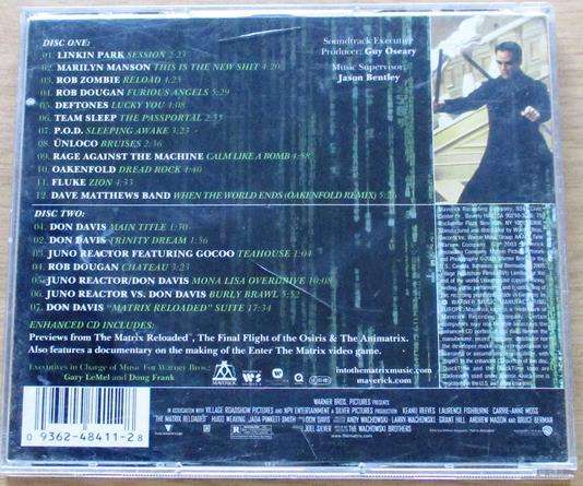 THE MATRIX Reloaded O.S.T. 2xCD [Vx7]