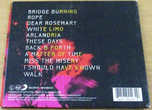 FOO FIGHTERS Wasting Light CD