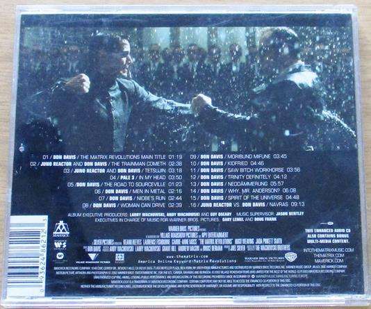 THE MATRIX Revolutions O.S.T. CD [Vx7]