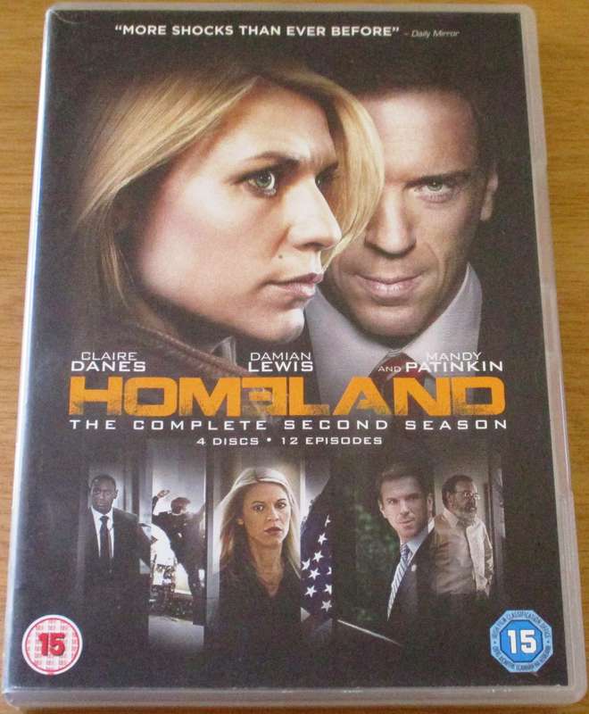 HOMELAND The Second Season 4xDVD [Box Set Shelf]