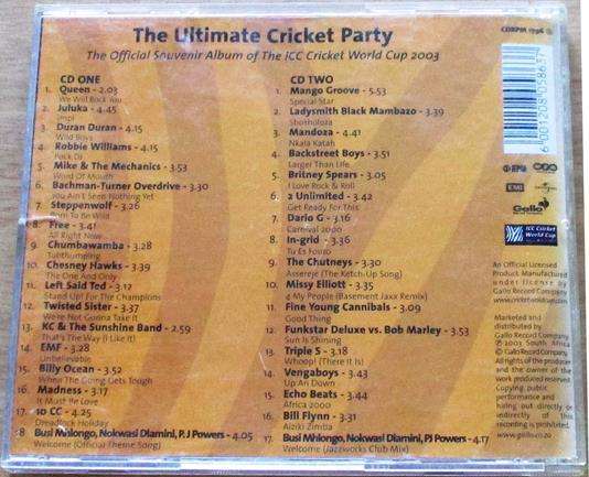 CRICKET PARTY 2xCD [Vx7]