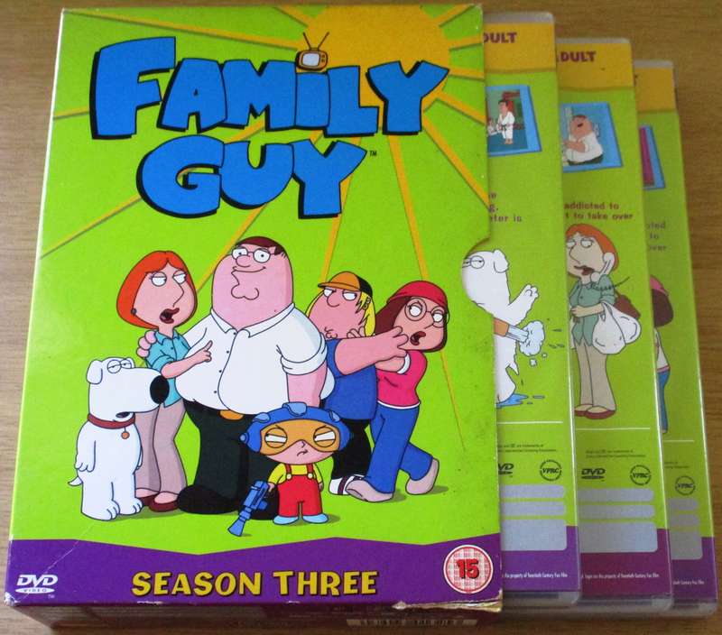 FAMILY GUY Season 3 3xDVD [Box Set Shelf]