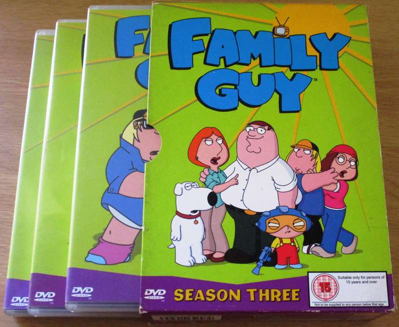 FAMILY GUY Season 3 3xDVD [Box Set Shelf]